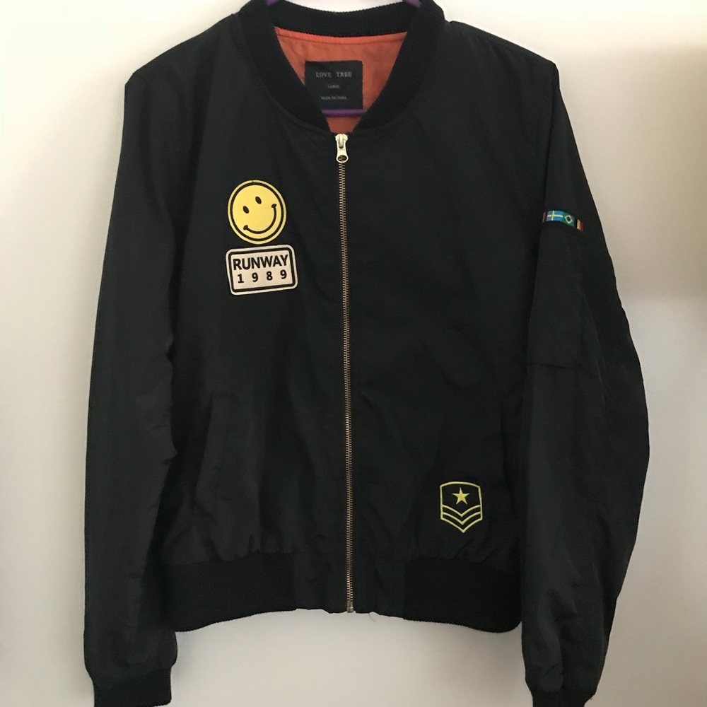 Black Jacket with patches